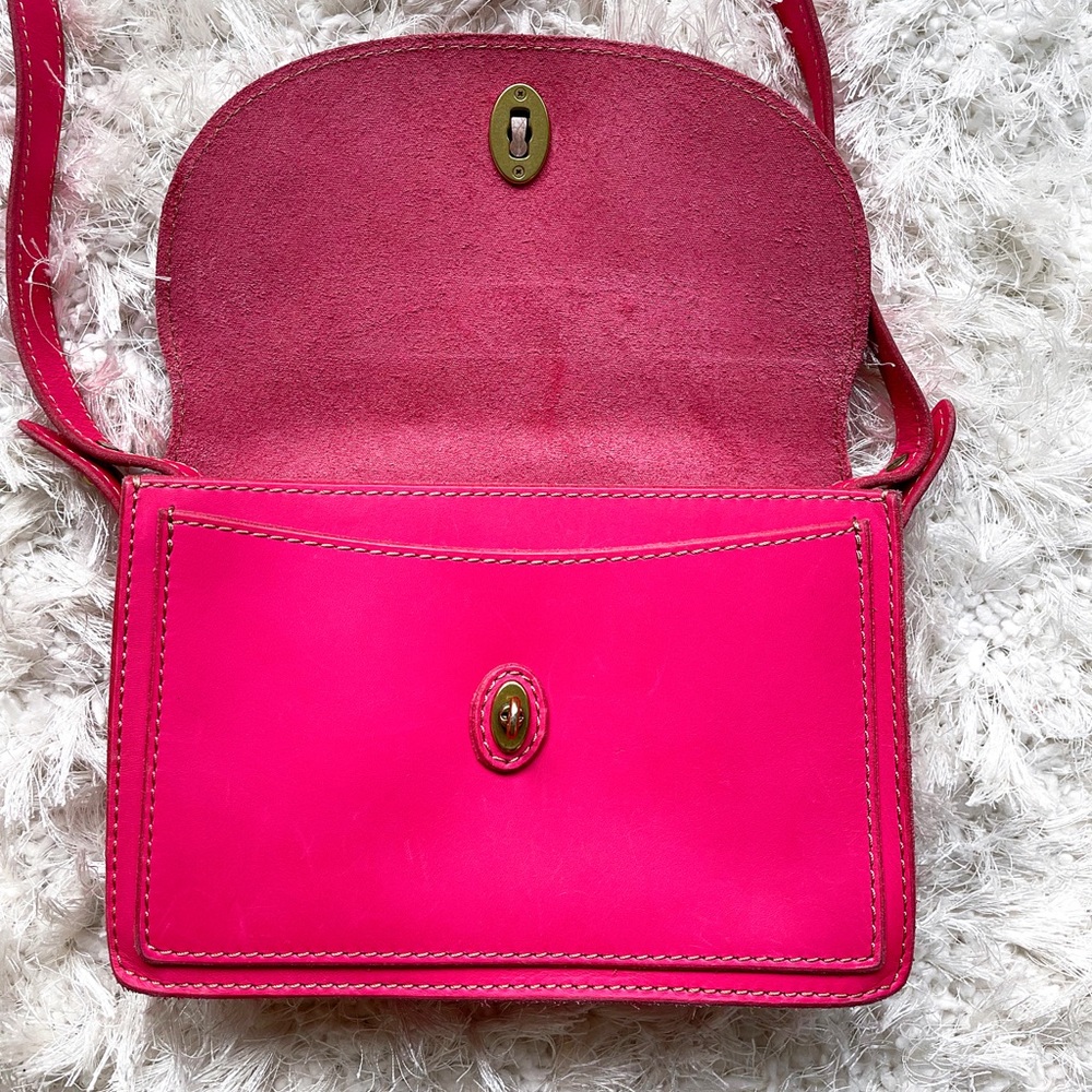 FOSSIL AUSTIN hot pink bag - Picture 8 of 12